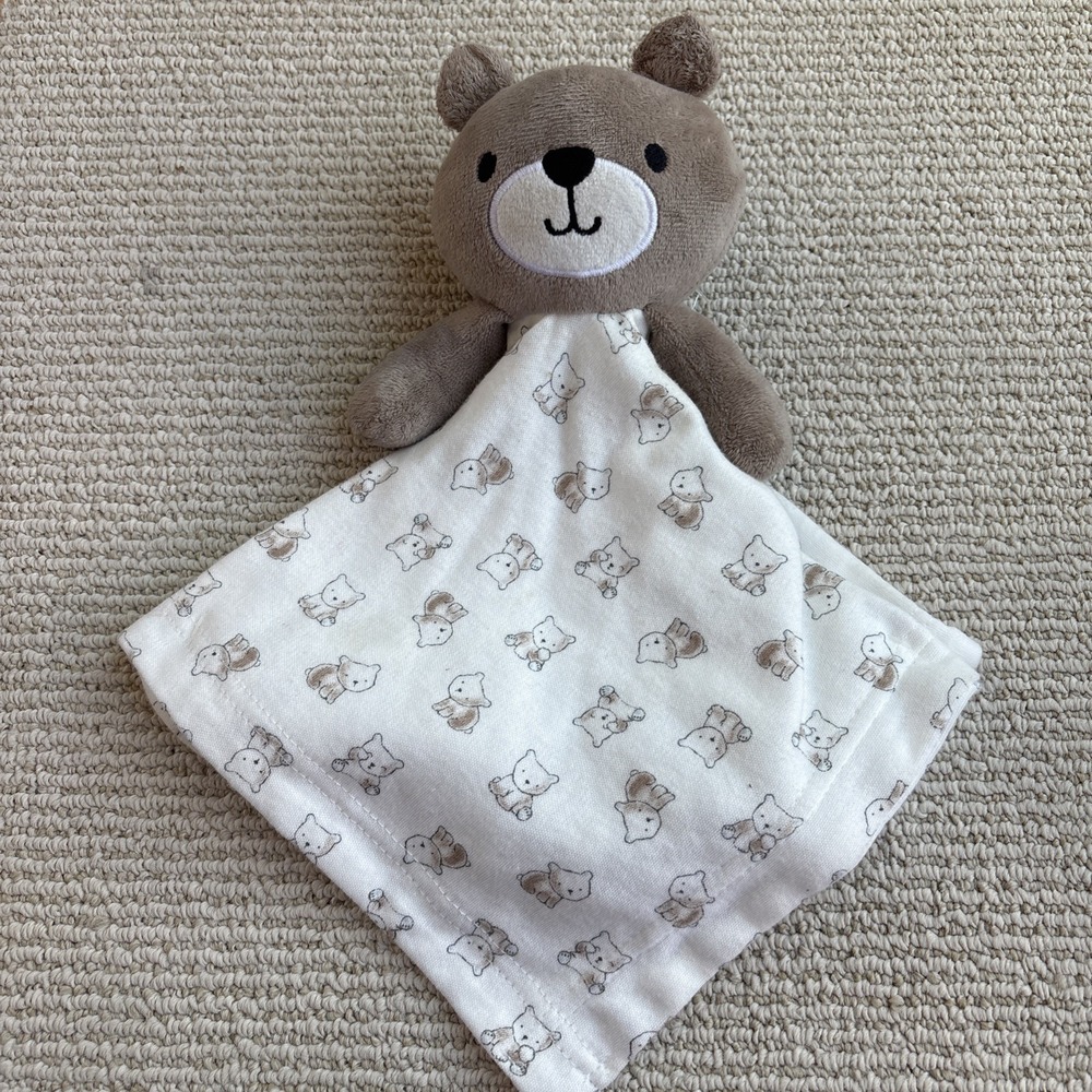 Le top  bebe bear lovey Security Blanket lovey NWOT